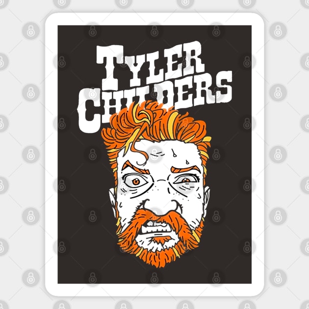 Tyler Childers Red Hair Magnet by TheBalestvictus